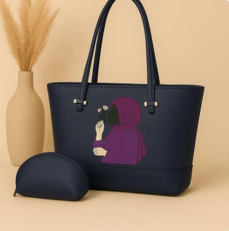 Women's PU Leather Plain Hand Bag Set My Bags Story