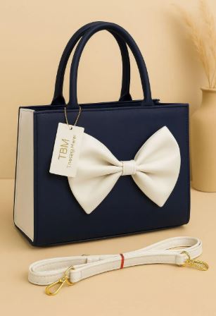 Women's PU Leather Plain Hand Bag My Bags Story