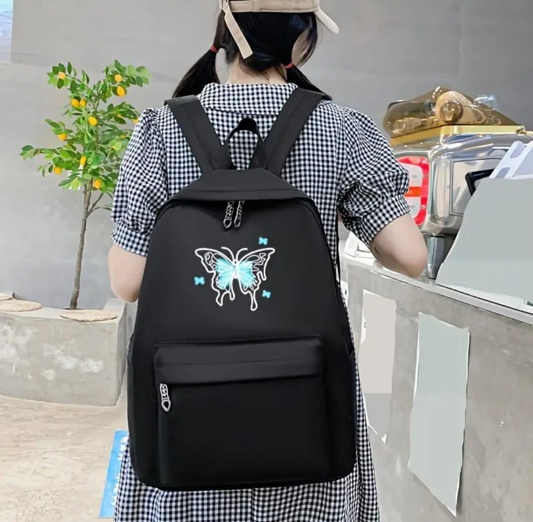 Girl's Butterfly Printed Multipurpose Bag My Bags Story