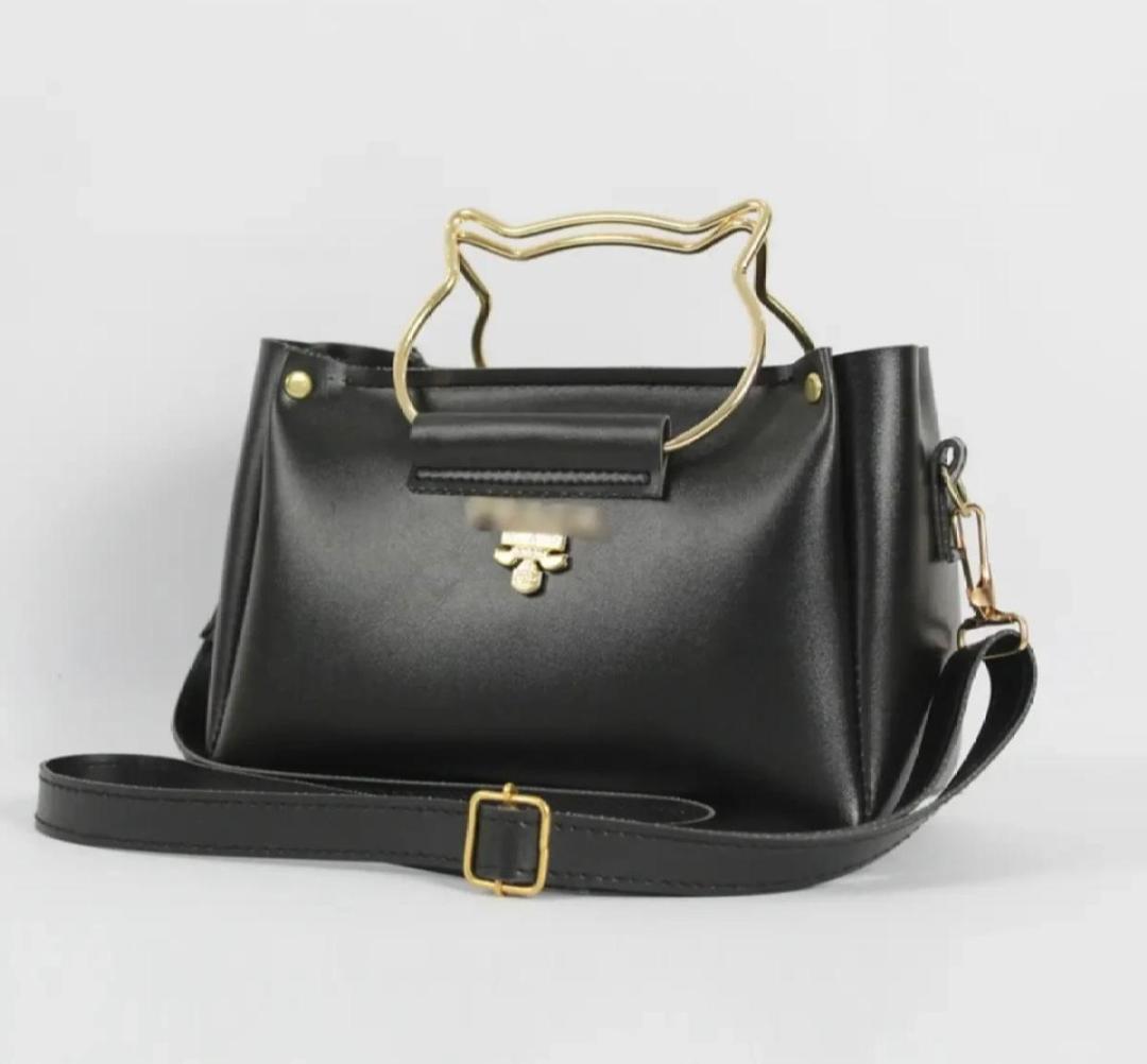 Girl's PU Leather Plain Hand Bag - My Bags Story