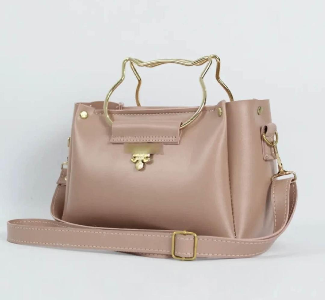 Girl's PU Leather Plain Purse - My Bags Story