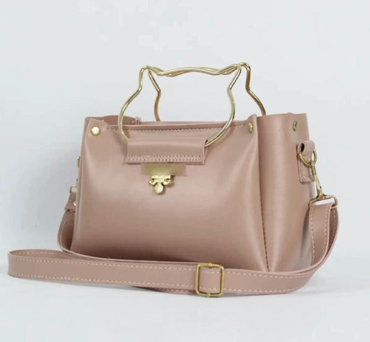 Girl's PU Leather Plain Purse - My Bags Story