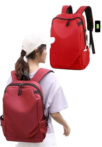 Multipurpose Red Laptop Bag - 1 Pc of Stylish Parachute Material My Bags Story