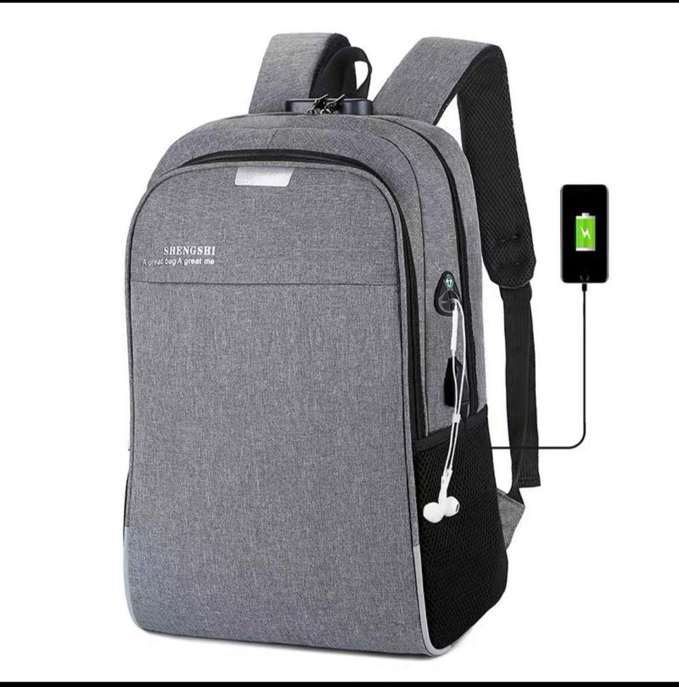 Unisex Nylon Printed Laptop Backpack My Bags Story