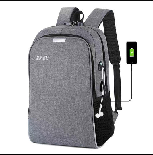 Unisex Nylon Printed Laptop Backpack My Bags Story