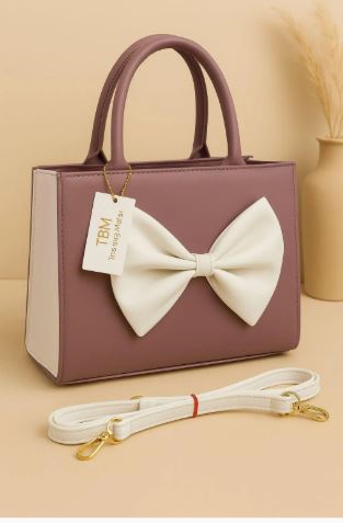 Women's PU Leather Plain Hand Bag My Bags Story