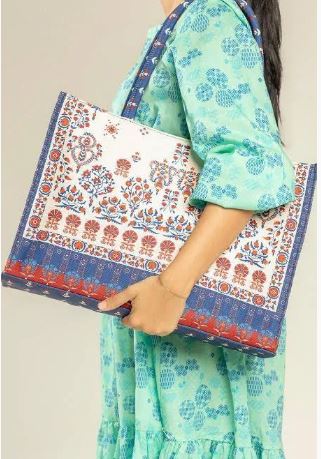 Girl's Canvas Printed Tote Bag