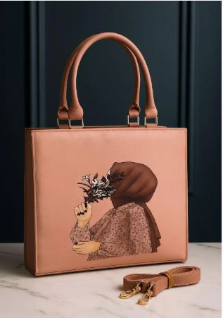 Girl's Nylon Printed Hand Bag