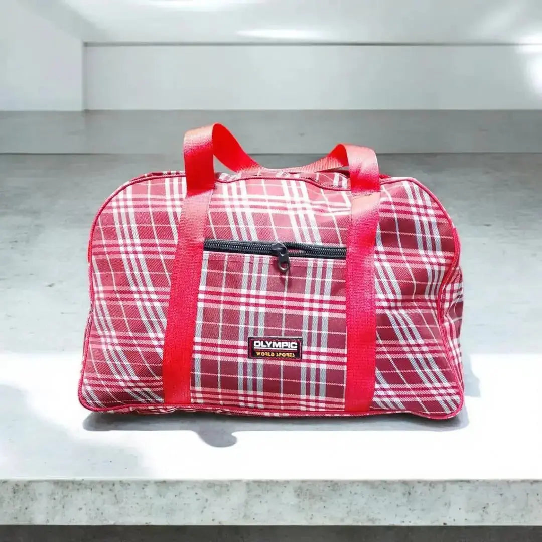 Multipurpose 1 Pc Red Duffle Bag for Travelling My Bags Story