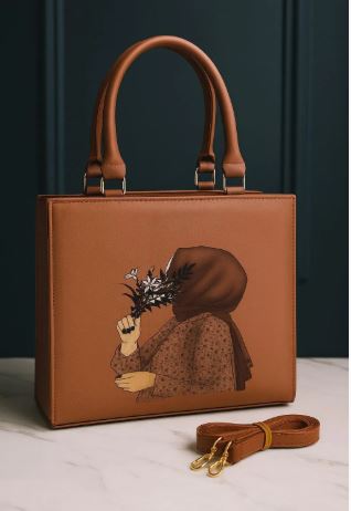 Girl's Nylon Plain Hand Bag