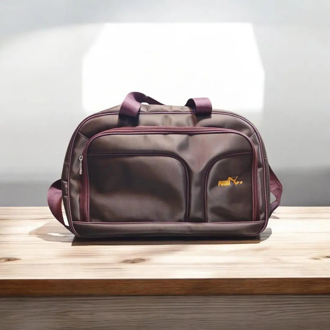 Travelling Hand Carry Duffle Bag - 1 Pc, Multipurpose & Foldable in Brown My Bags Story