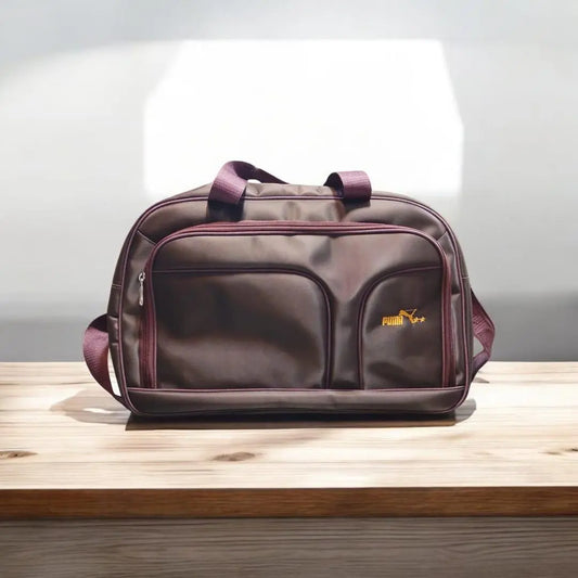 Travelling Hand Carry Duffle Bag - 1 Pc, Multipurpose & Foldable in Brown My Bags Story